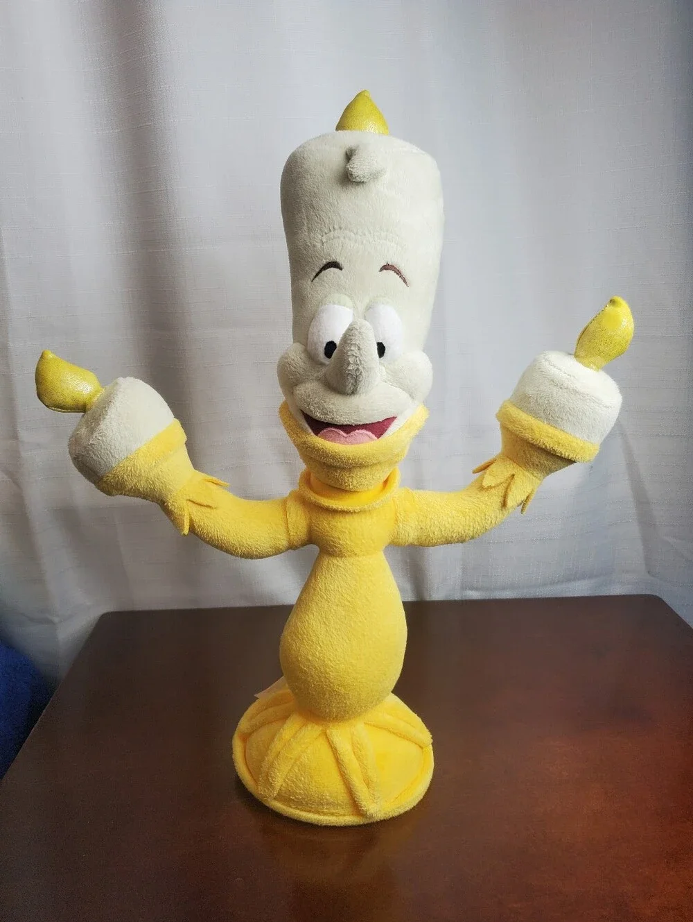 Disney Store Beauty & the Beast Lumiere Candle Plush  17